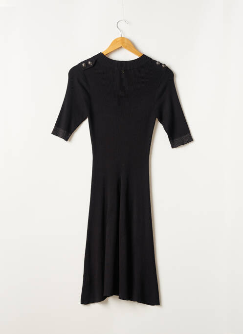 Robe mi-longue noir JUS D'ORANGE femme