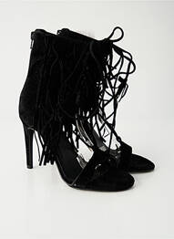 Sandales/nu pieds talon aiguille talon de 7 à 9cm noir NA-WAK femme