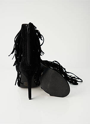 Sandales/nu pieds bout ouvert talon de 7 à 9cm noir NA-WAK femme