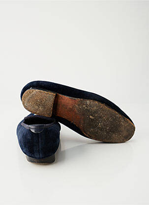 Mocassins bout rond talon plat jusqu'à 3cm bleu MAKSTERS femme