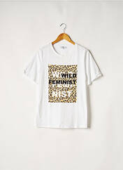 T-shirt blanc SUNCOO pour femme seconde vue