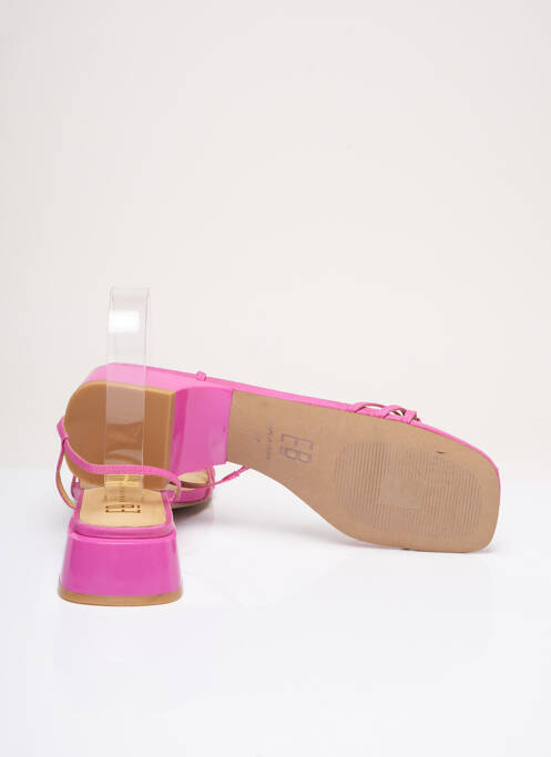 Sandales/Nu pieds rose MIISTA pour femme