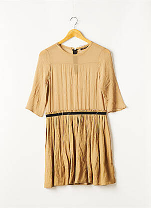 Robe courte marron MAJE femme