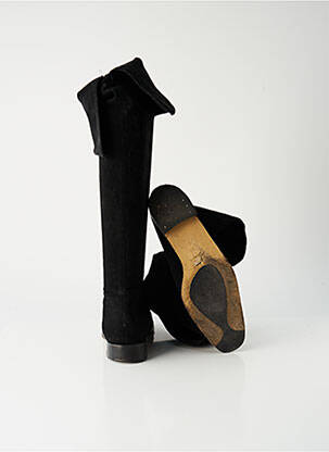 Cuissardes talon plat jusqu'à 3cm noir ELIZABETH STUART femme