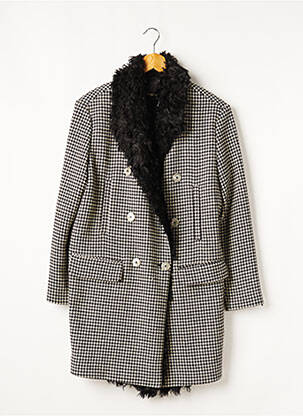 Manteau long noir PINKO pour femme