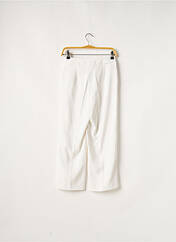 Pantalon 7/8 blanc MORGAN pour femme seconde vue