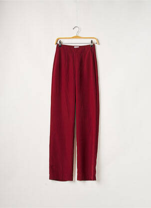 Pantalon droit rouge HABILLÉE pour femme