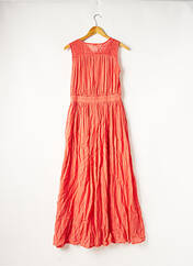 Robe longue orange ORFEO pour femme seconde vue