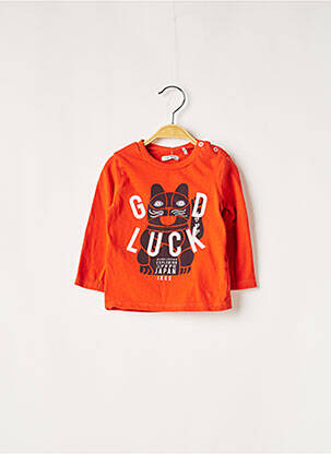 T-shirt orange IKKS pour garçon