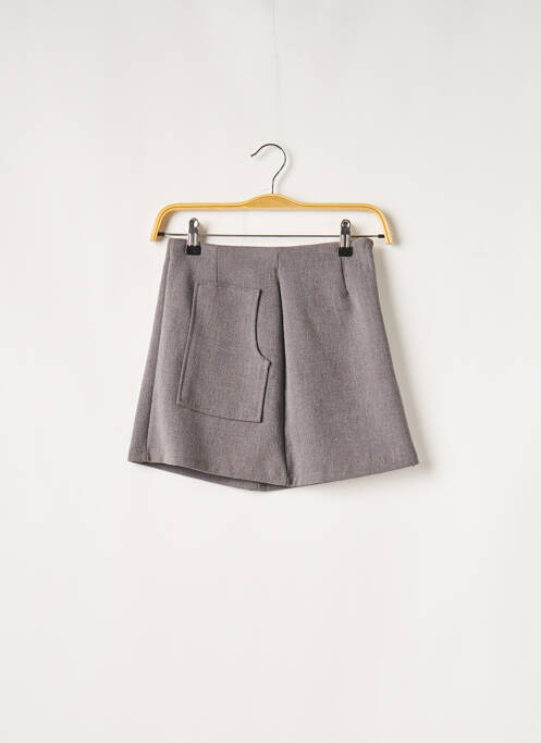 Mini-jupe gris BALTIMODA pour femme