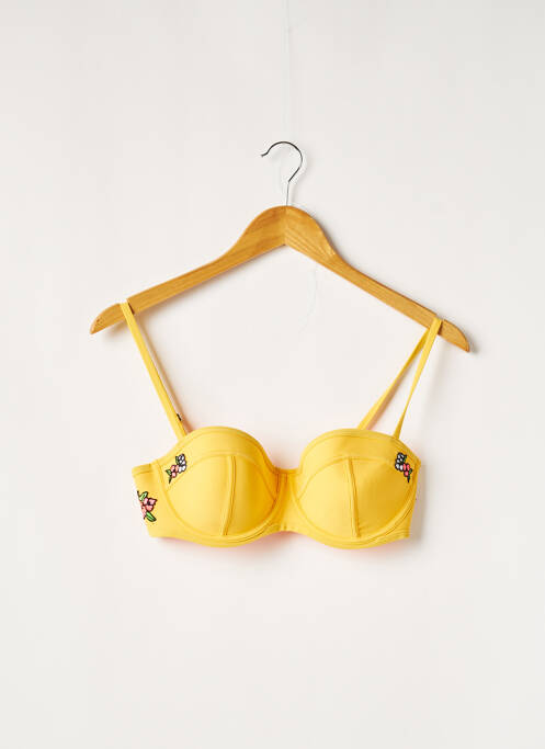 Haut de maillot de bain jaune TRIANGL pour femme