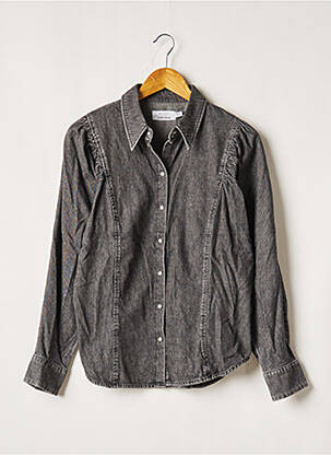 Chemisier coupe cintrée manches longues gris & OTHER STORIES femme