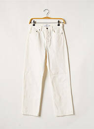 Jeans coupe droite taille haute taille haute beige & OTHER STORIES femme