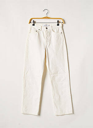 Jeans coupe droite taille haute taille haute beige & OTHER STORIES femme