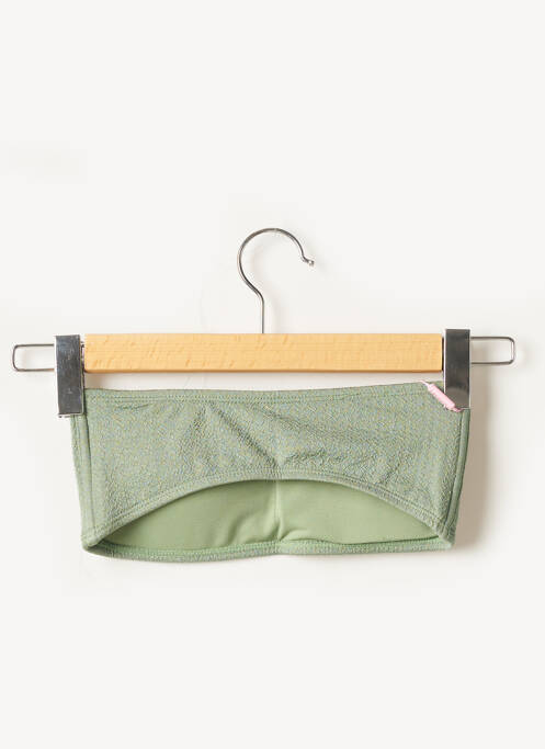 Haut de maillot de bain vert LOAVIES pour femme