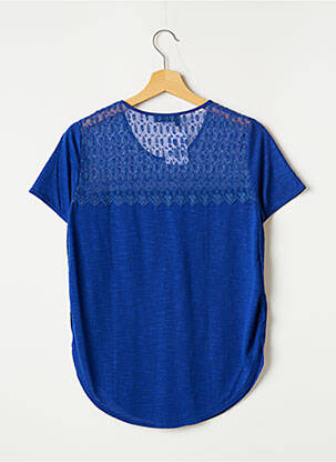 T-shirt coupe cintrée manches courtes bleu THE KOOPLES femme