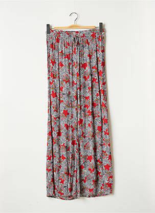 Pantalon large tissage crêpe taille normale orange BELAIR femme
