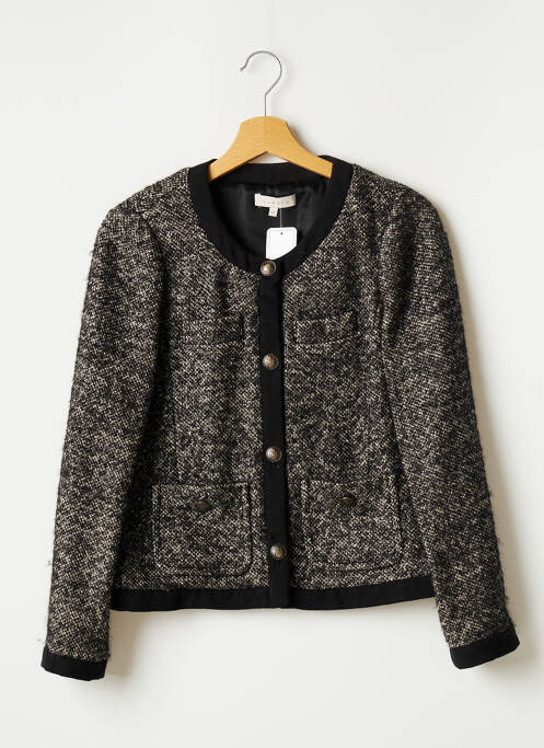 Veste chic fermeture boutonnée sur le devant noir SANDRO femme