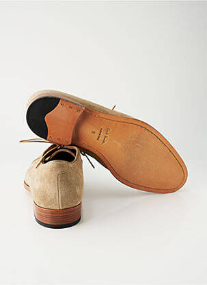 Derbies nubuck talon bas beige PAUL SMITH homme