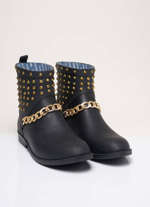 Bottines/Boots noir COLORS OF CALIFORNIA pour femme