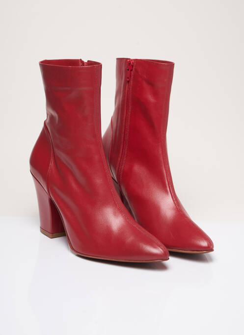 Bottines/Boots rouge BY FAR pour femme