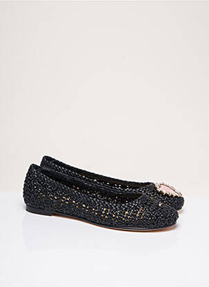 Ballerines bout rond talon plat jusqu'à 3cm noir MELVIN & HAMILTON femme