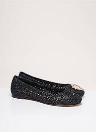 Ballerines bout rond talon plat jusqu'à 3cm noir MELVIN & HAMILTON femme