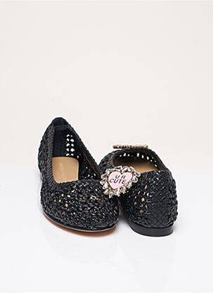 Ballerines bout rond talon plat jusqu'à 3cm noir MELVIN & HAMILTON femme