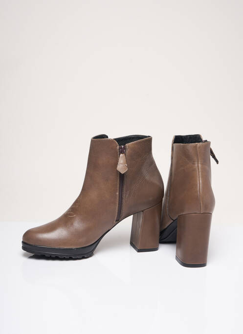 Bottines/Boots marron ELIZABETH STUART pour femme