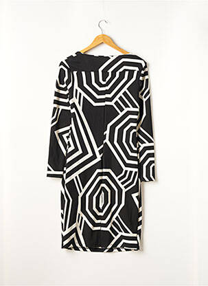 Robe mi-longue manches longues manches longues noir MON AMOUR femme
