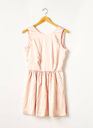 Robe courte sans manche sans manche rose ANKOREL femme