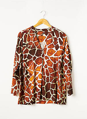 Blouse manches longues manches longues marron R NINETY FIFTH femme