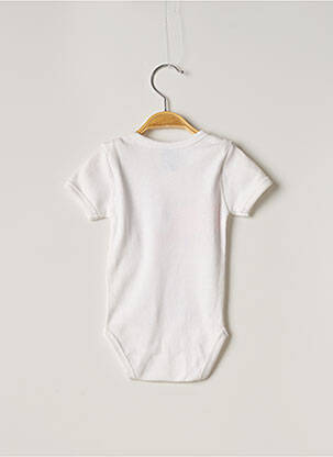 Body manches courtes blanc SANS MARQUE fille