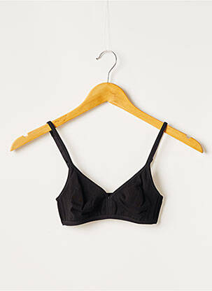 Soutien-gorge sans armature haut soutien-gorge emboitant noir JANIRA femme