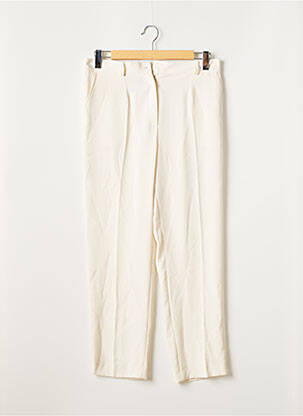 Pantalon droit beige JEAN DELFIN pour femme
