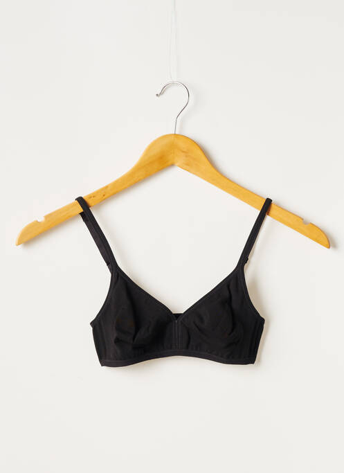 Soutien-gorge sans armature haut soutien-gorge emboitant noir JANIRA femme
