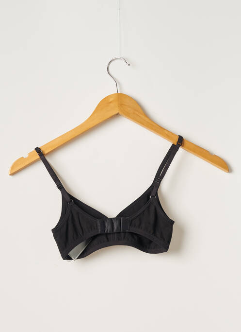 Soutien-gorge sans armature haut soutien-gorge emboitant noir JANIRA femme
