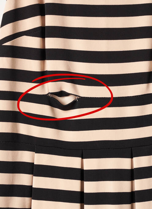 Robe mi-longue beige JOSEPH RIBKOFF pour femme