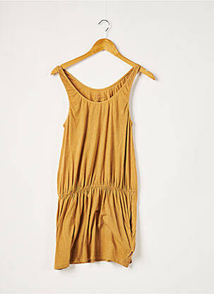Robe courte sans manche sans manche marron I LOVE MY T'S femme