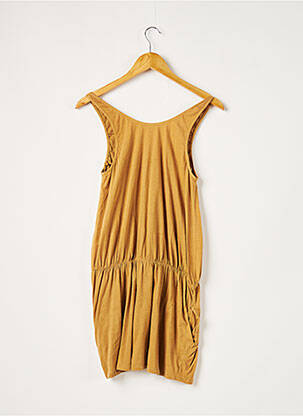 Robe courte sans manche sans manche marron I LOVE MY T'S femme