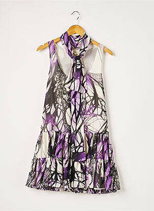 Robe courte sans manche sans manche violet DIESEL femme