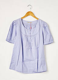 Top manches courtes manches courtes violet ICHI femme