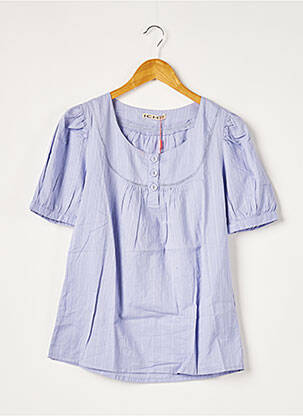 Top manches courtes manches courtes violet ICHI femme
