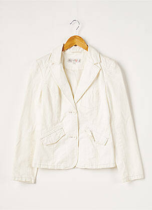 Veste casual col tailleur blanc BLEND SHE femme