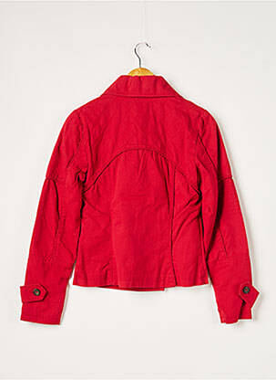 Veste casual col tailleur rouge 2 TWO femme