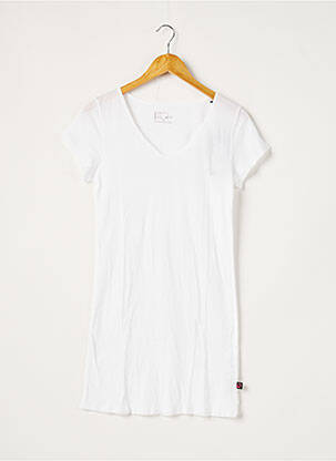 Robe courte blanc I LOVE MY T'S pour femme