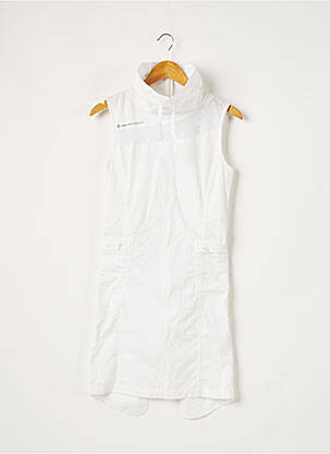 Robe mi-longue blanc HARDCORE SESSION pour femme
