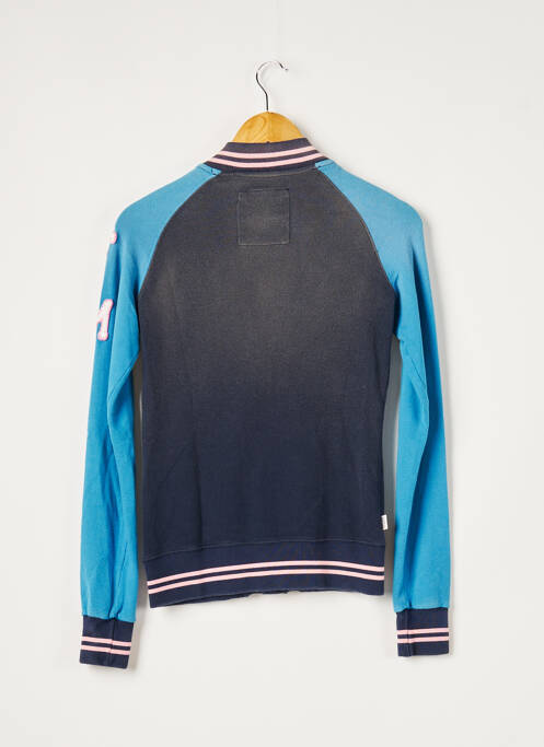 Blouson bleu FRANKLIN MARSHALL pour femme