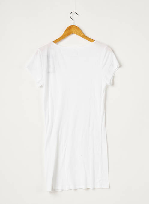 Robe courte blanc I LOVE MY T'S pour femme