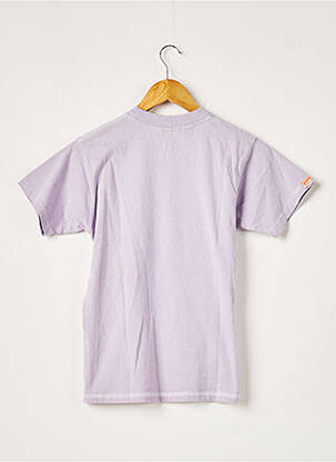 T-shirt imprimé fantaisie manches courtes violet SUPERDRY femme